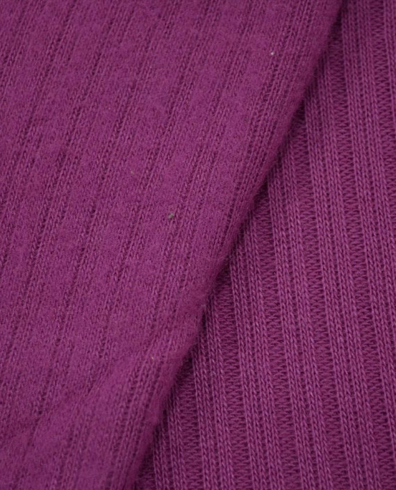Ткань трикотаж  0732 цвет фиолетовый полоска картинка 1