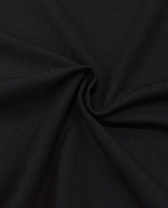 Ткань трикотаж  2856 цвет черный картинка