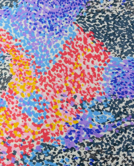 Шифон принт 0573 цвет разноцветный абстрактный картинка
