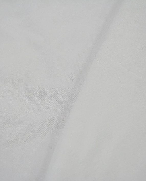 Сетка  Трикотажная Стеганная 251 цвет белый абстрактный картинка 2