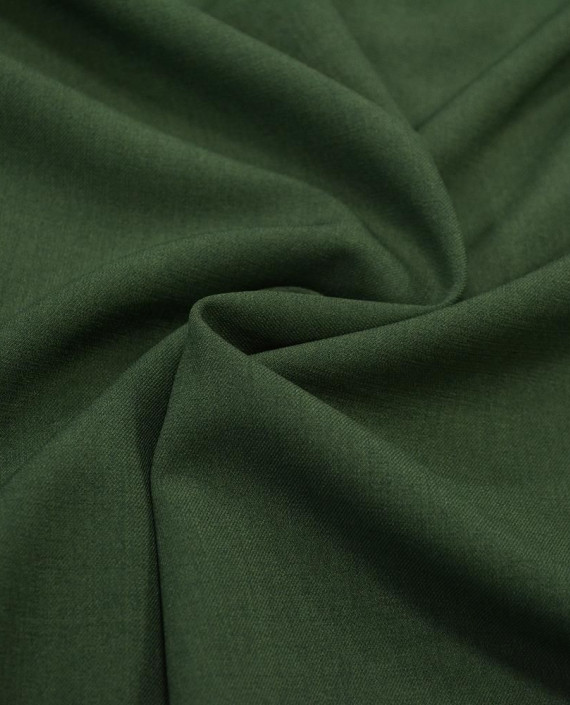 Ткань Костюмная 1057 цвет зеленый картинка