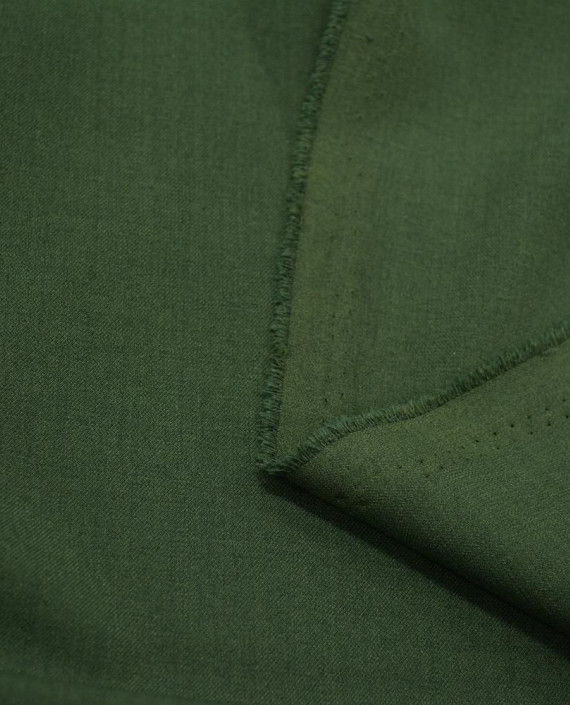 Ткань Костюмная 1057 цвет зеленый картинка 2