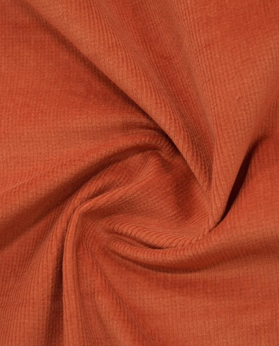 Микровельвет Костюмный 247 цвет оранжевый полоска картинка
