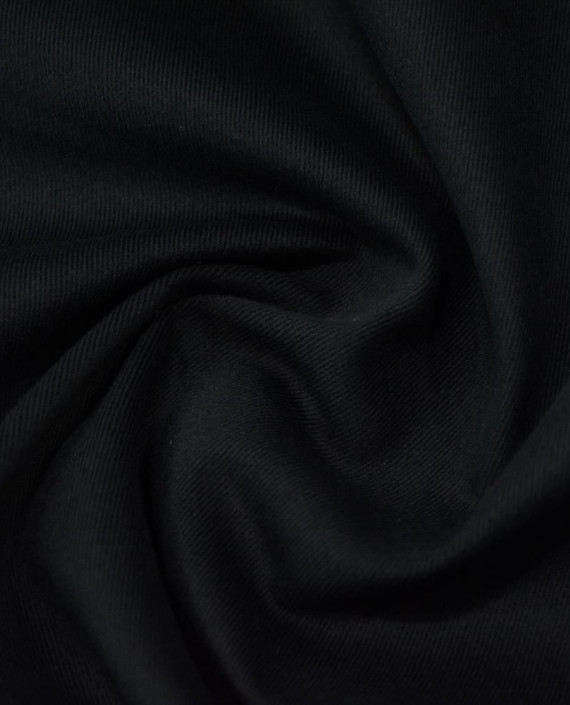 Хлопок костюмный 2962 цвет черный картинка