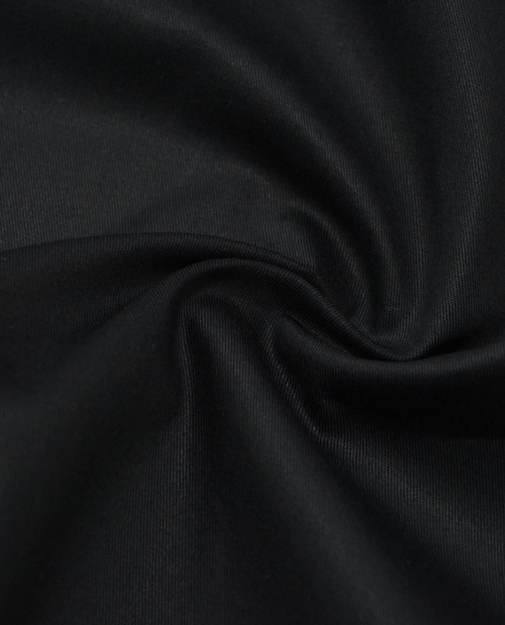 Последний отрез-6м Хлопок костюмный 13011 цвет черный картинка