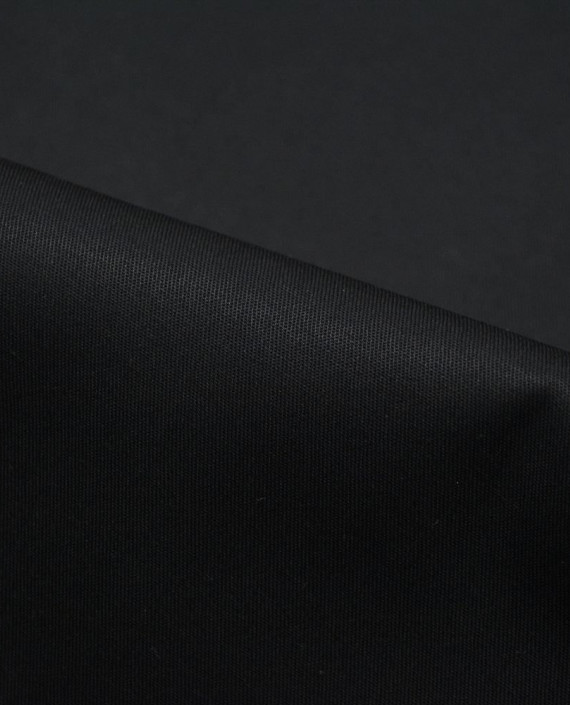 Последний отрез-6м Хлопок костюмный 13011 цвет черный картинка 2