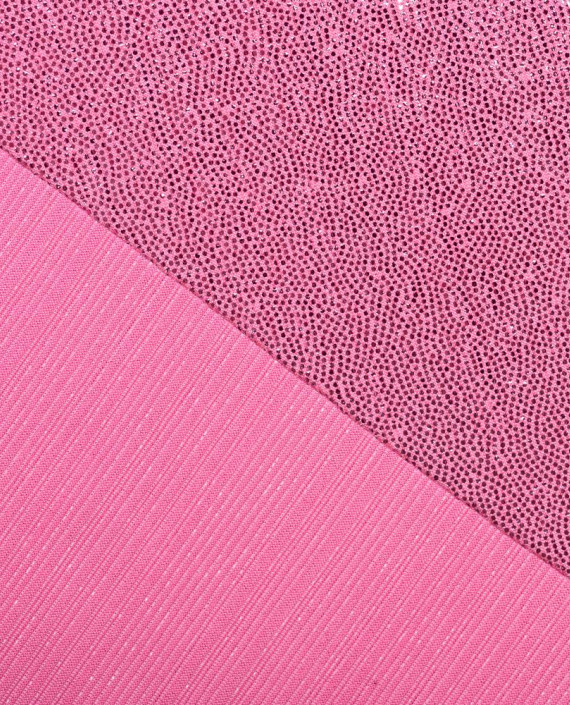 Последний отрез 0.6м Парча Стрейч 1167 цвет розовый крупа картинка 2
