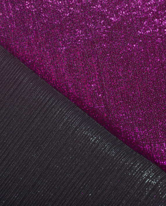 Последний отрез 0.6м Парча Стрейч 1169 цвет фиолетовый крупа картинка 1