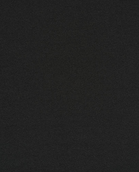Креп костюмный 0035 цвет черный картинка 2