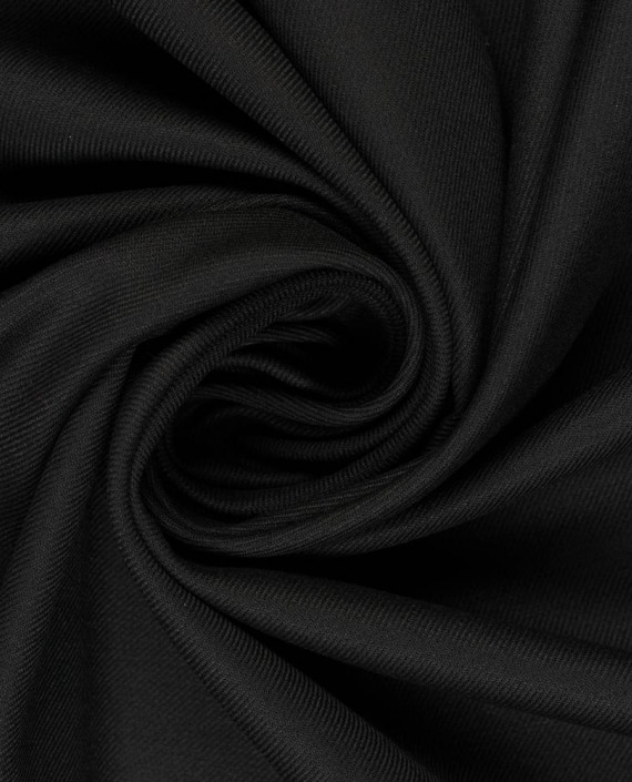 Поливискоза костюмная 0134 цвет черный картинка