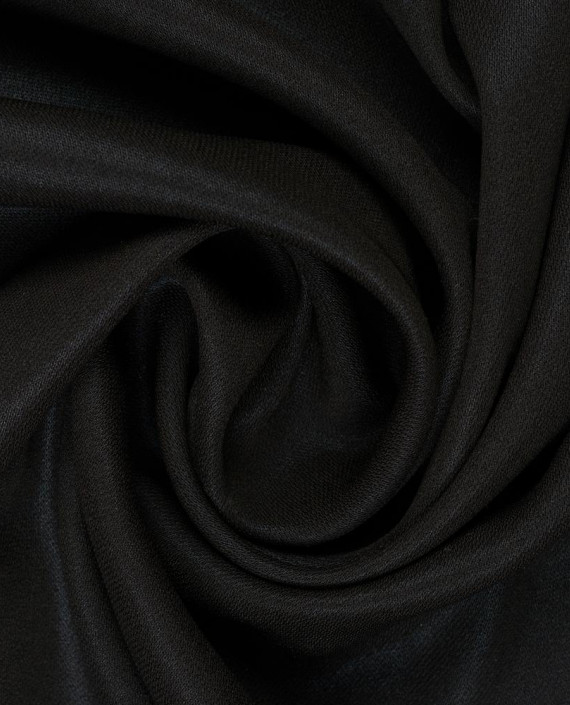 Креп костюмный 0040 цвет черный картинка
