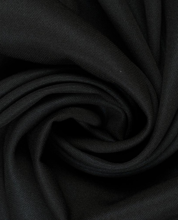 Креп костюмный 0039 цвет черный картинка