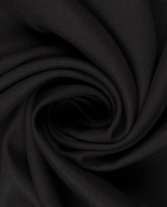 Креп костюмный 0038 цвет черный картинка