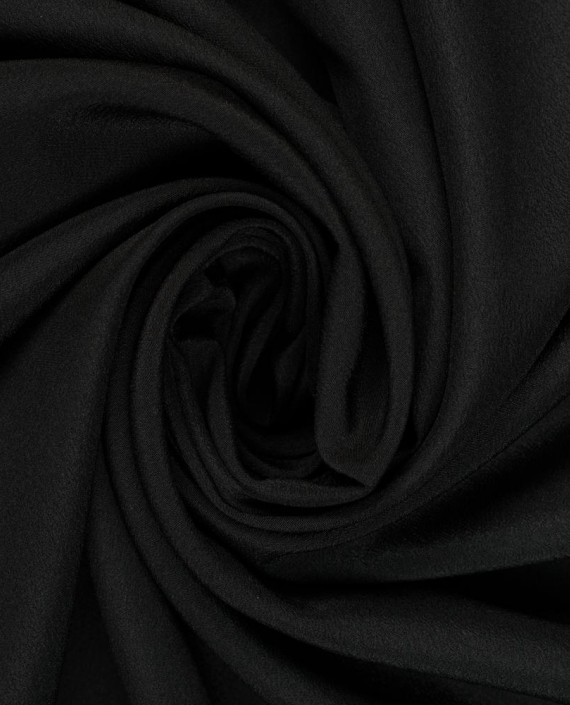 Креп плательный 0071 цвет черный картинка