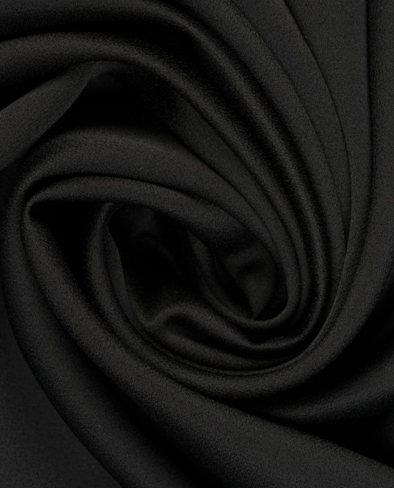 Креп костюмный 0052 цвет черный картинка