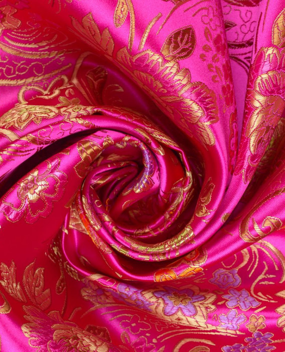 Китайский шелк  0356 цвет разноцветный цветочный картинка