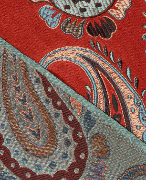 Китайский шелк  0366 цвет разноцветный абстрактный картинка 1