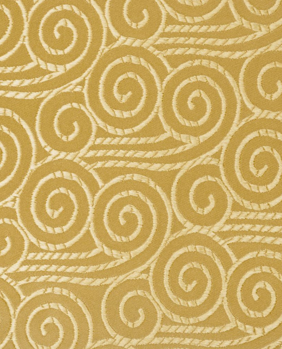 Китайский шелк  0367 цвет золотой абстрактный картинка 2