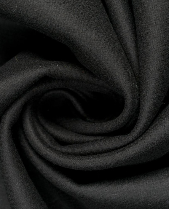 Шерсть пальтовая 2684 цвет черный картинка