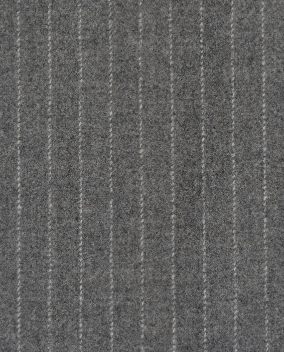 Шерсть пальтовая 2679 цвет серый в полоску картинка 2