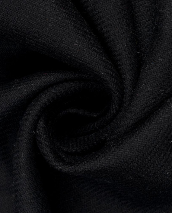 Шерсть пальтовая 2692 цвет черный картинка