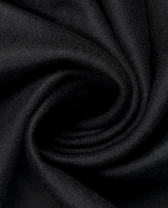 Шерсть пальтовая 2687 цвет черный картинка