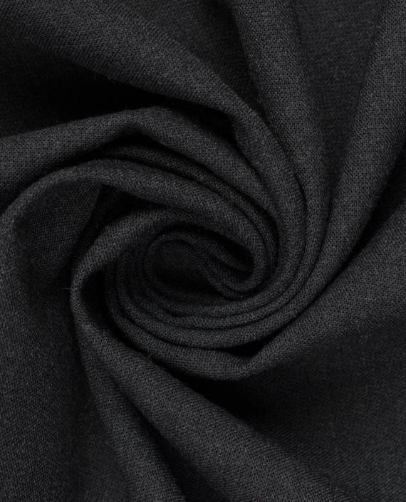 Шерсть костюмная 2759 цвет чёрный картинка