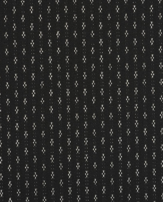 Поливискоза костюмная 0143 цвет черный абстрактный картинка 2