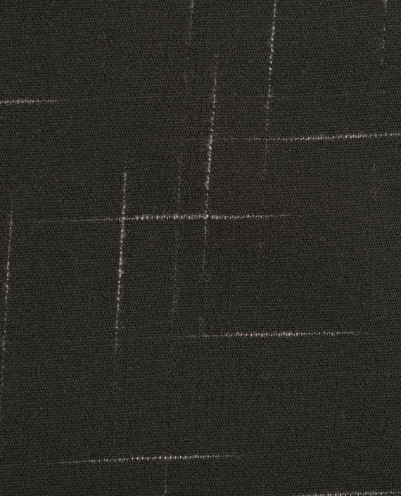Ткань Костюмная 0149 цвет черный абстрактный картинка 2