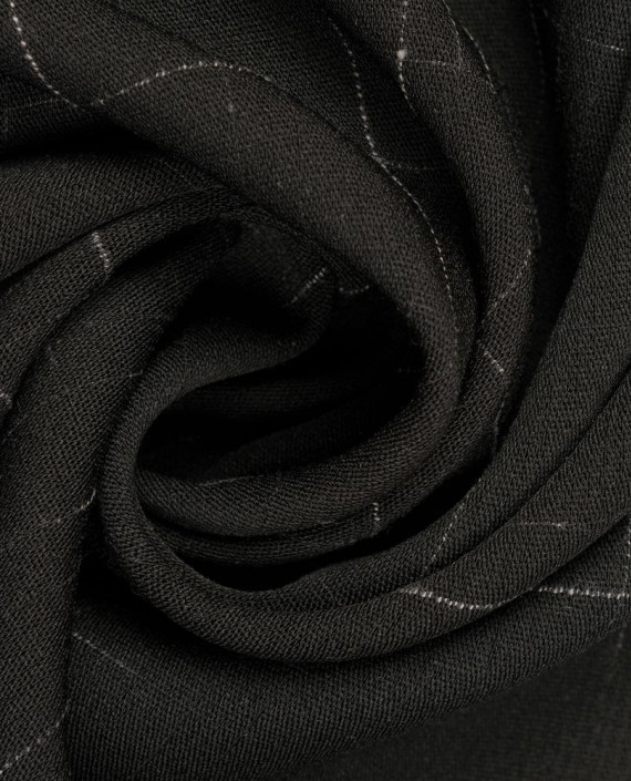 Ткань Костюмная 0149 цвет черный абстрактный картинка