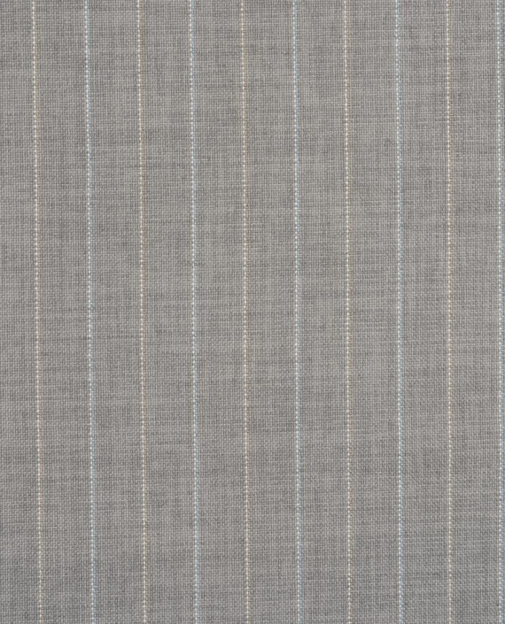 Поливискоза костюмная 0147 цвет серый в полоску картинка 2