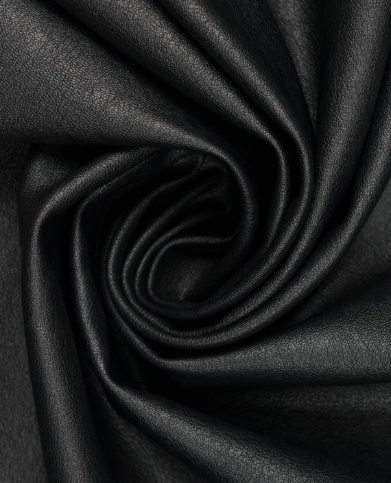 Последний отрез 1.7м Искуственная кожа 1507 цвет черный картинка