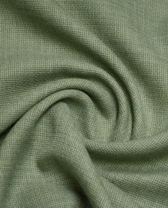 Ткань Хлопок Костюмный 3358 цвет зеленый картинка