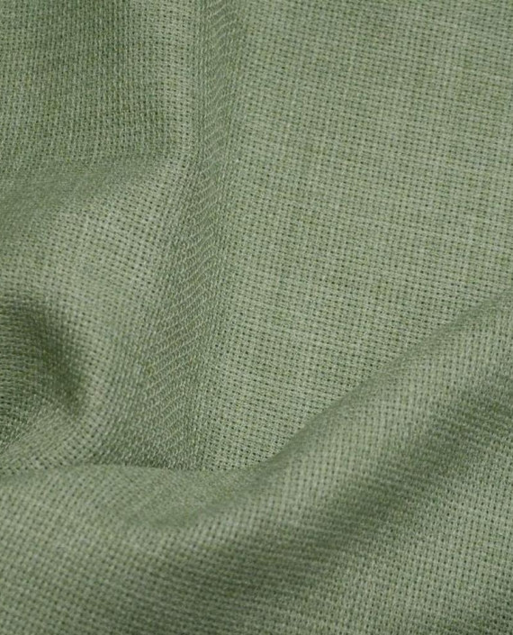 Ткань Хлопок Костюмный 3358 цвет зеленый картинка 1