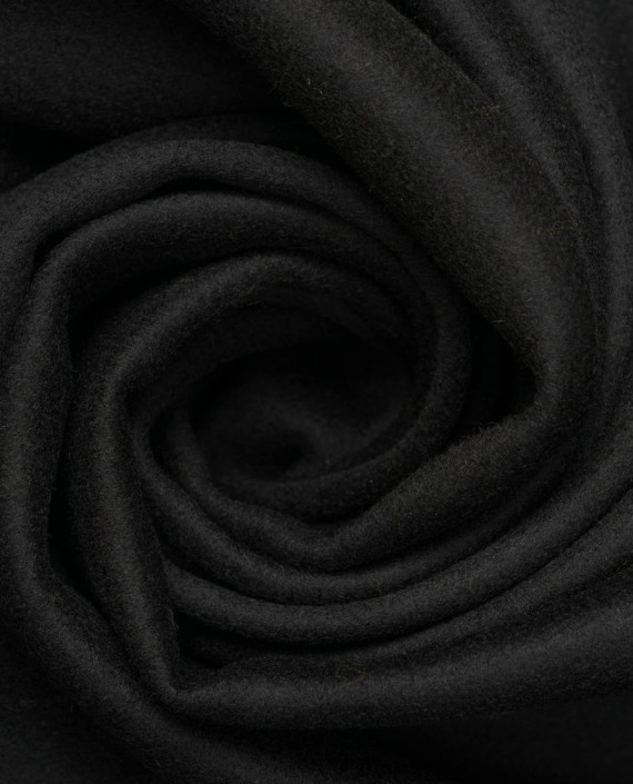 Шерсть пальтовая Hugo Boss 2801 цвет черный картинка