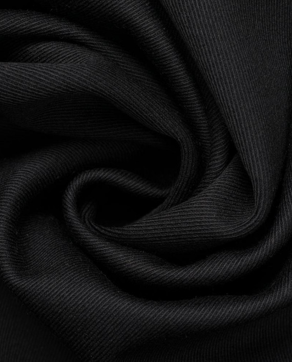 Шерсть пальтовая Hugo Boss 2786 цвет черный картинка