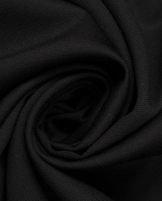 Поливискоза костюмная Hugo Boss 0157 цвет черный картинка