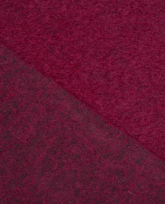 Шерсть пальтовая Hugo Boss 2795 цвет бордовый картинка 1