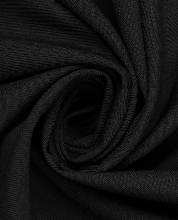 Поливискоза костюмная Hugo Boss 0159 цвет черный картинка
