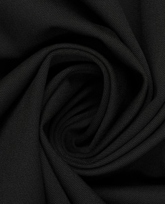 Поливискоза костюмная  0155 цвет черный картинка