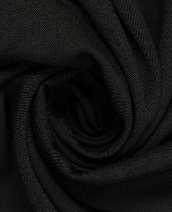 Поливискоза костюмная  0154 цвет черный картинка