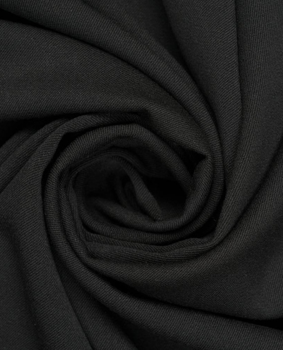 Поливискоза костюмная 0153 цвет черный картинка