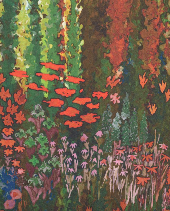 Поливискоза плательная 1222 цвет разноцветный картинка 2