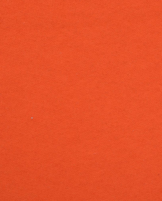 Трикотаж Футер 3-х нитка с начесом 3352 цвет оранжевый картинка 2