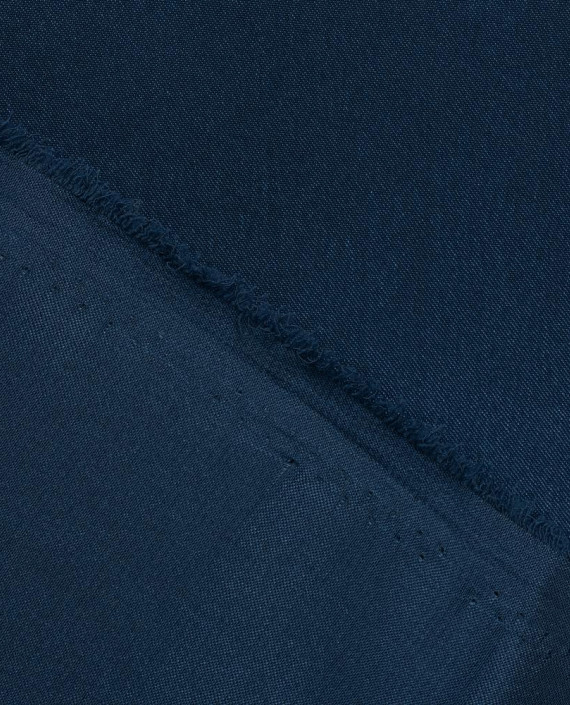 Ткань креп-сатин 0052 цвет синий картинка 1