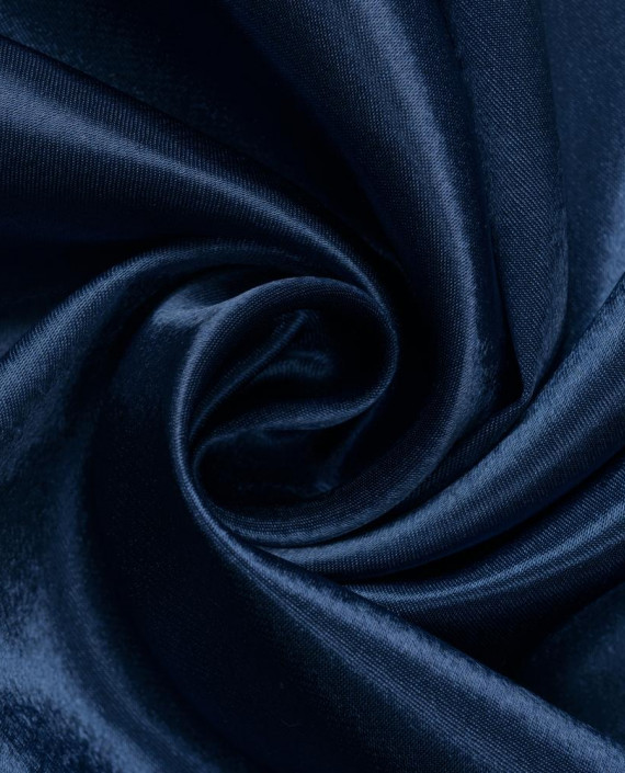 Ткань креп-сатин 0052 цвет синий картинка