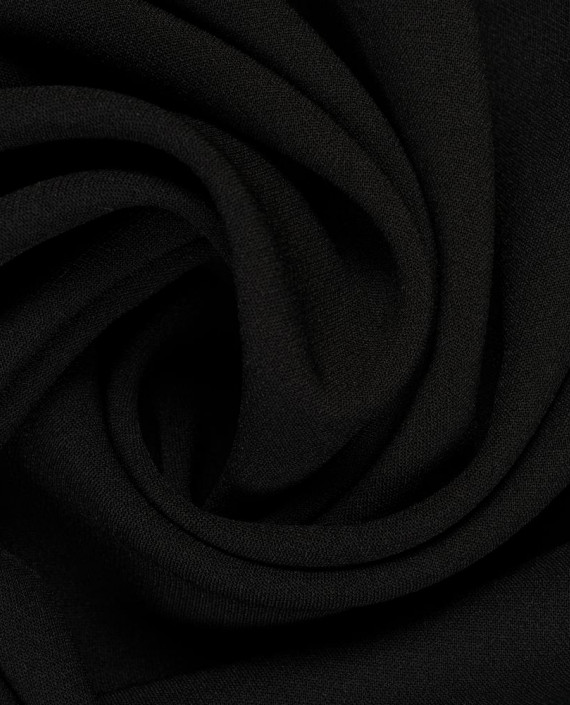 Последний отрез 2.2м Поливискоза костюмная 10168 цвет черный картинка