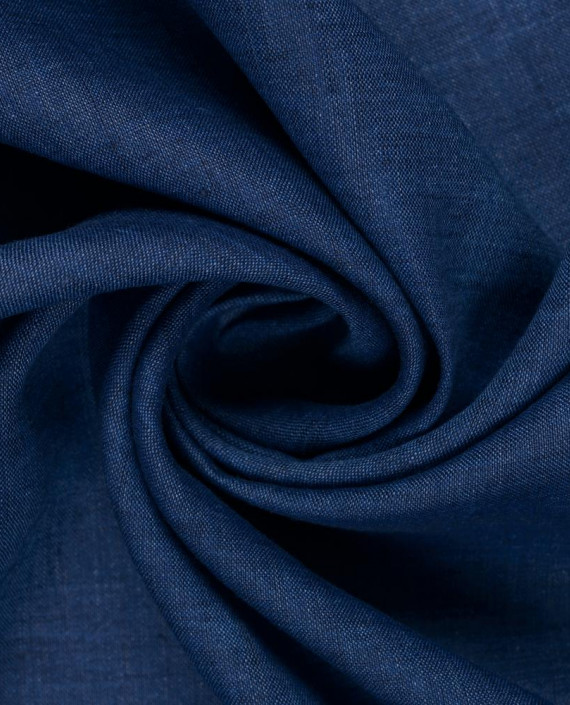 Лён рубашечный 1062 цвет синий картинка