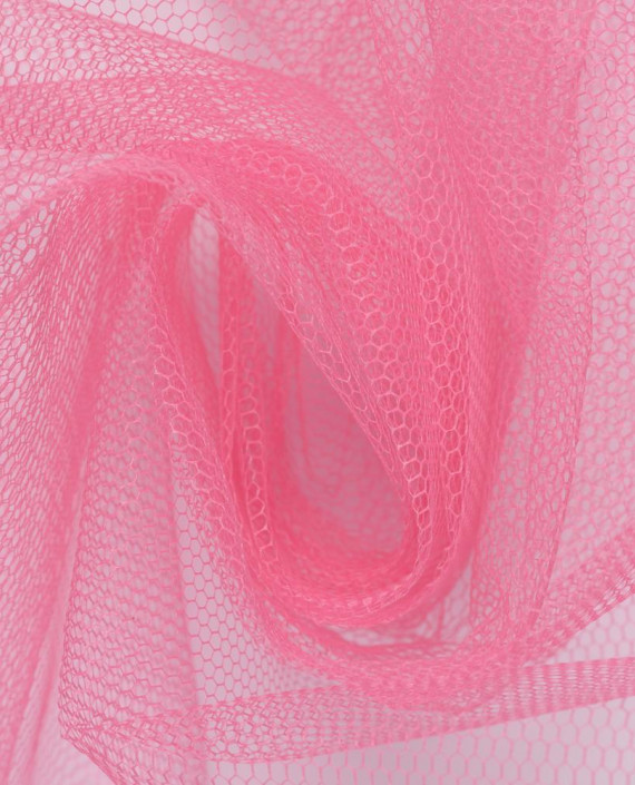 Сетка фатин жесткая 437 цвет розовый картинка