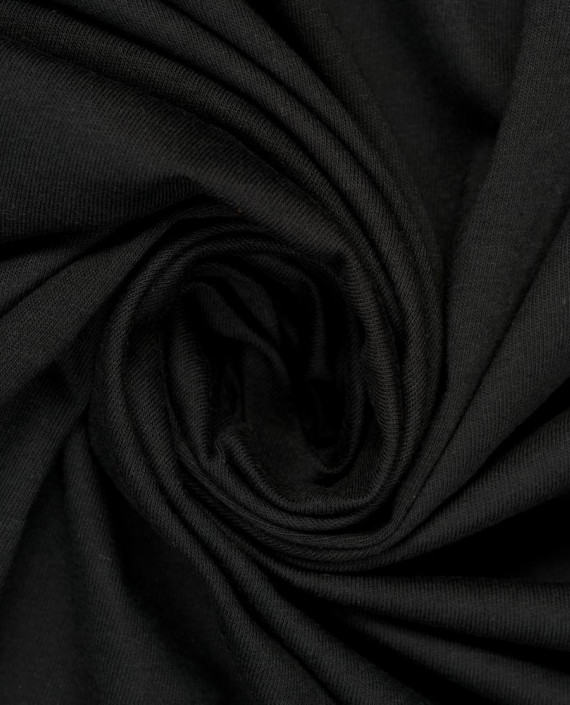 Трикотаж кулирка 3522 цвет черный картинка